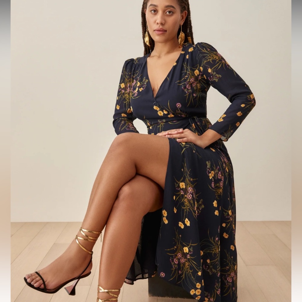 Reformation Melba Wrap Dress - S